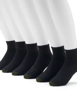 GOLDTOE® 6-pk. Ultra Tec Quarter Socks - Extended Size
