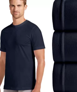 Men's Jockey® 3-pack Crewneck Tees -Casual Outfits For Men Elegant store 1141005 Navy