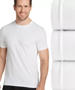 Men's Jockey® 3-pack Crewneck Tees -Casual Outfits For Men Elegant store 1141005 White
