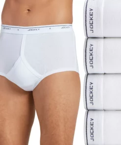 Men's Jockey® 4-pack Classic Knit Full-Rise Briefs