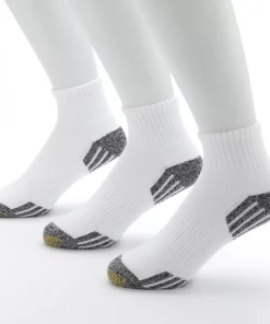 Men's GOLDTOE® 3-pk. G-Tec Outlast Quarter Athletic Socks