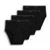 Men's Jockey® 4-pack Classic Low-Rise Briefs 1 Men's Jockey® 4-pack Classic Low-Rise Briefs -Casual Outfits For Men Elegant store 1696047 Black