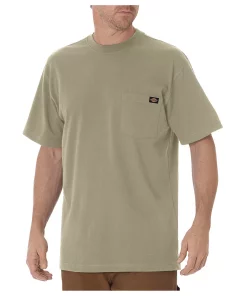 Big & Tall Dickies Classic-Fit Heavyweight Tee -Casual Outfits For Men Elegant store 1698213 Desert Sand