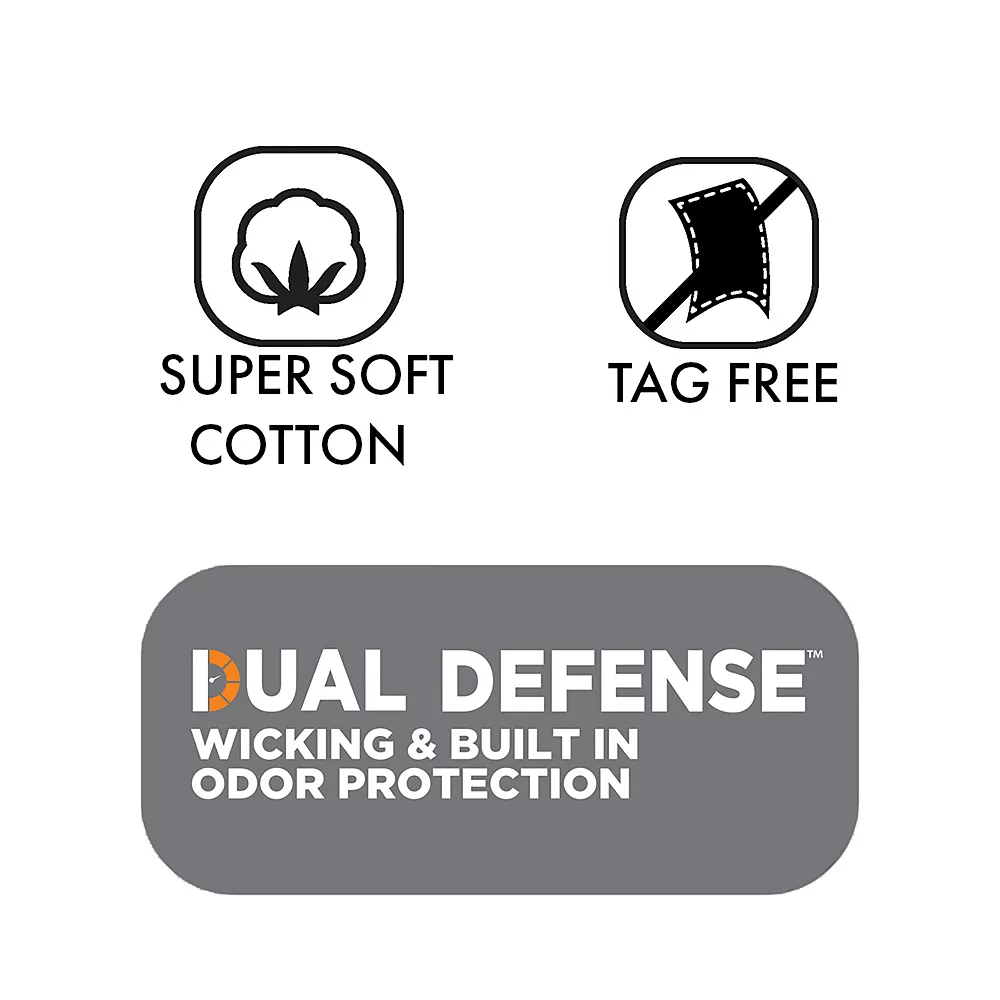 Men's Fruit of the Loom® Signature Super Soft Black/Grey A-Shirt (6-pack) 6 Men's Fruit of the Loom® Signature Super Soft Black/Grey A-Shirt (6-pack) - Image 4