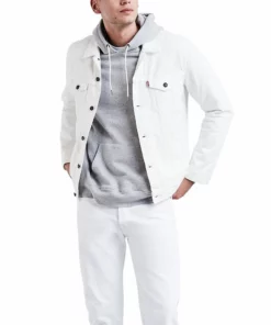 Men's Levi's® Trucker Denim Jacket -Casual Outfits For Men Elegant store 2243037 Steel Hour