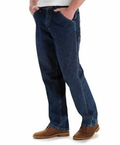 Big & Tall Lee® Dungarees Flex-Waist Carpenter Jeans
