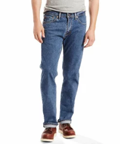 Men's Levi's® 505™ Regular-Fit Stretch Jeans -Casual Outfits For Men Elegant store 2310989 Stonewash