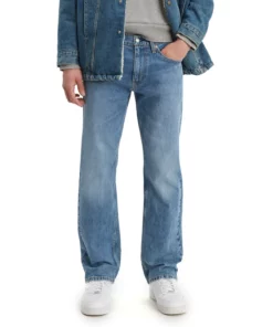 Men's Levi's® 559™ Stretch Relaxed Straight Fit Jeans -Casual Outfits For Men Elegant store 2483201 Aloe Subtle