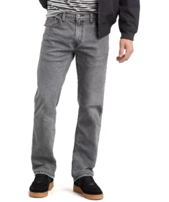 Men's Levi's® 559™ Stretch Relaxed Straight Fit Jeans -Casual Outfits For Men Elegant store 2483201 Asteroid Light Gray