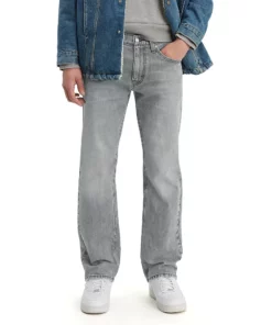 Men's Levi's® 559™ Stretch Relaxed Straight Fit Jeans -Casual Outfits For Men Elegant store 2483201 Dark Slate Whiskers