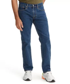 Men's Levi's® 559™ Stretch Relaxed Straight Fit Jeans -Casual Outfits For Men Elegant store 2483201 Dark Stonewash Stretch