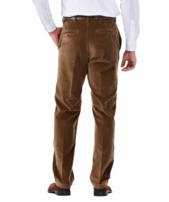 Men's Haggar® Classic-Fit Stretch Expandable Waistband Corduroy Pants 23 Men's Haggar® Classic-Fit Stretch Expandable Waistband Corduroy Pants -Casual Outfits For Men Elegant store 2575583 ALT