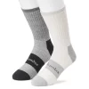 Men's Columbia 2-pack Wool-Blend Socks -Casual Outfits For Men Elegant store 2699269 Black Gray