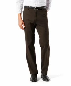 Men's Dockers® Stretch Easy Khaki Classic-Fit Flat-Front Pants 15 Men's Dockers® Stretch Easy Khaki Classic-Fit Flat-Front Pants -Casual Outfits For Men Elegant store 2748029 Brown