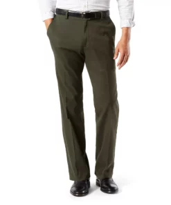 Men's Dockers® Stretch Easy Khaki Classic-Fit Flat-Front Pants 20 Men's Dockers® Stretch Easy Khaki Classic-Fit Flat-Front Pants -Casual Outfits For Men Elegant store 2748029 Olive Grove