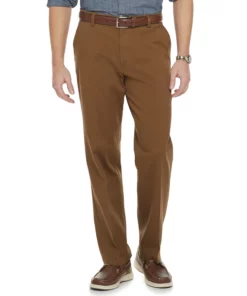 Men's Dockers® Stretch Easy Khaki Classic-Fit Flat-Front Pants 23 Men's Dockers® Stretch Easy Khaki Classic-Fit Flat-Front Pants -Casual Outfits For Men Elegant store 2748029 Tobacco