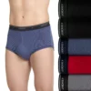 Men's Jockey® 4-pack + 1 Bonus Classic StayNew Full Rise Briefs -Casual Outfits For Men Elegant store 2752036 Black Red