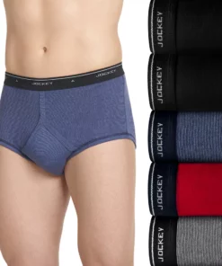 Men's Jockey® 4-pack + 1 Bonus Classic StayNew Full Rise Briefs