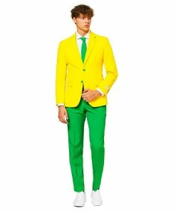 Men's OppoSuits Slim-Fit Novelty Suit & Tie Set