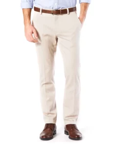 Men's Dockers® Easy Khaki Slim Stretch Flat-Front Pants -Casual Outfits For Men Elegant store 2773655 Cloud