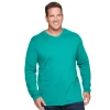 Big & Tall Apt. 9® Premier Flex Classic-Fit Stretch V-Neck Tee 1 Big & Tall Apt. 9® Premier Flex Classic-Fit Stretch V-Neck Tee -Casual Outfits For Men Elegant store 2954170 Teal