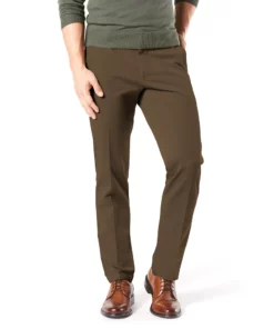 Men's Dockers® Straight-Fit Workday Khaki Smart 360 Flex Pants 22 Men's Dockers® Straight-Fit Workday Khaki Smart 360 Flex Pants -Casual Outfits For Men Elegant store 2965589 Olive Brown