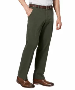 Men's Dockers® Straight-Fit Workday Khaki Smart 360 Flex Pants 20 Men's Dockers® Straight-Fit Workday Khaki Smart 360 Flex Pants -Casual Outfits For Men Elegant store 2965589 Olive Green