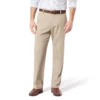 Men's Dockers® Stretch Easy Khaki Relaxed-Fit Flat-Front Pants -Casual Outfits For Men Elegant store 3008158 Khaki