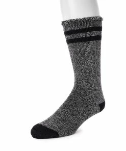 Men's MUK LUKS Heat Retainers Solid Thermal Socks
