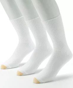 Men's GOLDTOE® ® 3-pk. Fluffies Crew Socks 9 Men's GOLDTOE® ® 3-pk. Fluffies Crew Socks -Casual Outfits For Men Elegant store 320069 White