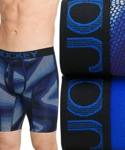Men's Jockey® 2-pack RapidCool™ Midway Briefs -Casual Outfits For Men Elegant store 3239341 Blue Dotted Camouflage
