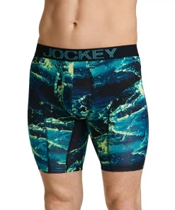 Men's Jockey® 2-pack RapidCool™ Midway Briefs -Casual Outfits For Men Elegant store 3239341 Geometric Wave Teal