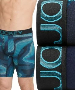 Men's Jockey® 2-pack RapidCool™ Midway Briefs -Casual Outfits For Men Elegant store 3239341 Teal Dotted Camouflage