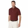 Big & Tall Grand Slam Classic-Fit Airflow Performance Polo -Casual Outfits For Men Elegant store 3249563 Fig