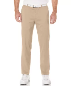 Men's Grand Slam On-Course Slim-Fit Active Waistband Stretch Golf Pants 16 Men's Grand Slam On-Course Slim-Fit Active Waistband Stretch Golf Pants -Casual Outfits For Men Elegant store 3328793 Chinchilla
