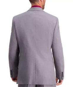 Men's Haggar® Travel Performance Tailored-Fit Stretch Suit Jacket -Casual Outfits For Men Elegant store 3336971 ALT