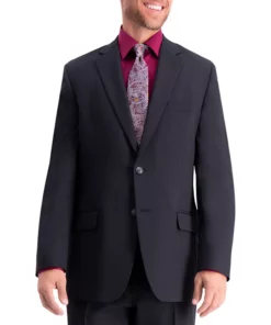 Men's Haggar® Travel Performance Tailored-Fit Stretch Suit Jacket