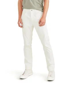 Men's Dockers® Jean Cut Khaki All Seasons Slim-Fit Tech Pants -Casual Outfits For Men Elegant store 3400671 Egret
