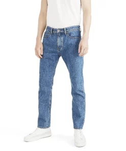 Men's Dockers® Jean Cut Khaki All Seasons Slim-Fit Tech Pants -Casual Outfits For Men Elegant store 3400671 Medium Indigo