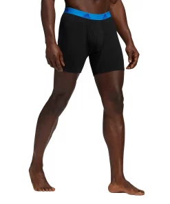 Men's adidas 3-pack Cotton Stretch Boxer Briefs 22 Men's adidas 3-pack Cotton Stretch Boxer Briefs -Casual Outfits For Men Elegant store 3427176 ALT2