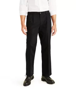 Big & Tall DockersĀ® Signature Khaki Lux Classic-Fit Stretch Pleated Pants
