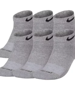 Men's Nike 6-pack Everyday Plus Cushioned Low-Cut Training Socks -Casual Outfits For Men Elegant store 3570393 Gray
