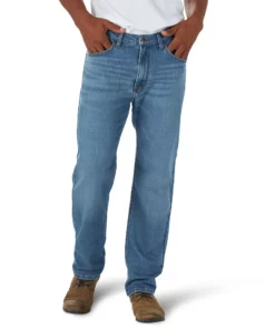 Men's Wrangler Regular-Fit Advanced Comfort Jeans -Casual Outfits For Men Elegant store 3577914 Navel
