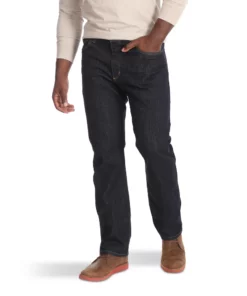 Men's Wrangler Regular-Fit Advanced Comfort Jeans -Casual Outfits For Men Elegant store 3577914 Rinse
