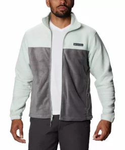 Men's Columbia Steens Mountain™ Full-Zip Fleece Jacket -Casual Outfits For Men Elegant store 3592654 Sea Sprite