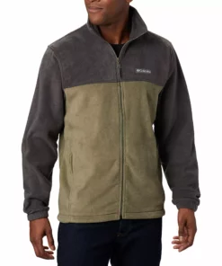 Men's Columbia Steens Mountain™ Full-Zip Fleece Jacket -Casual Outfits For Men Elegant store 3592654 Stone Green