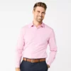 Men's Apt. 9® Premier Flex Slim-Fit Spread-Collar Dress Shirt -Casual Outfits For Men Elegant store 3597690 Berry Mini Check