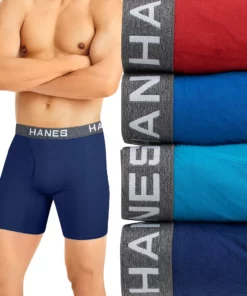 Men's Hanes Ultimate® ComfortFlex Fit 4-pack Boxer Briefs