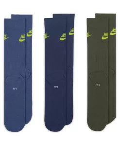 Men's Nike Everyday Essential Crew Socks 13 Men's Nike Everyday Essential Crew Socks -Casual Outfits For Men Elegant store 3631965 Blue