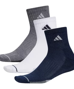 Men's adidas Cushioned II 3-pack Quarter Socks 22 Men's adidas Cushioned II 3-pack Quarter Socks -Casual Outfits For Men Elegant store 3656391 ALT6
